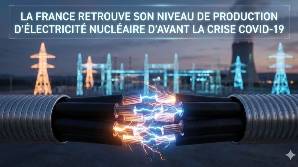 La France retrouve son niveau de production d’électricité nucléaire d’avant la crise Covid-19